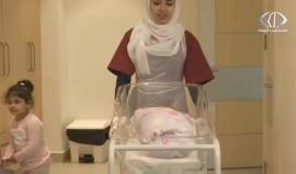 هبة... مولودة يتحدى بها الأسير نضال زلوم الاحتلال وهو خلف القضبان .