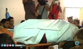 #غزة | لحظة وصول شهداء القسام أحمد مرجان وعبد الحافظ السيلاوي إلى المسشتفى الاندونيسي، واللذان استشهدا في قصف اسرائيلي لموقع للمقاومة صباح اليوم