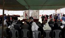 جلسة للمجلس التشريعي الفلسطيني في مخيم العودة شرق مدينة غزة