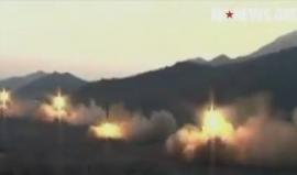 #فيديو كوريا الشمالية تجري مناورة لإطلاق صواريخ بالستية