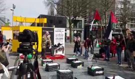 وقفة تضامنية مع #مسيرة_العودة_الكبرى في مدينة روتردام الهولندية