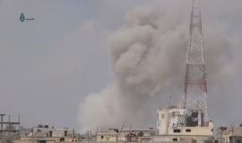 غارات جوية على أحياء درعا البلد