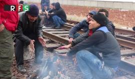 #شاهد الحال المأساوي الذي وصل إليه أهالي حلب بعد النزوح؟!