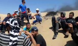 #مباشر 

من المواجهات العنيفة شرق المحافظة الوسطى. 

بث مراسلنا : أحمد المقادمة