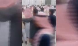 #شاهد حفل زفاف في منطقة "جليب الشيوخ" بـ الكويت يتحول الى حلبة مصارعة !