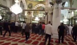 صلاة الفجر من المسجد الاقصى المبارك 
تصوير محمود معطان