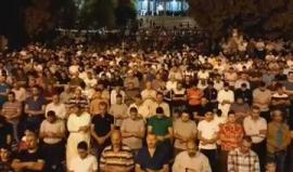 مشاهد من صلاة التراويح في المسجد الأقصى المبارك