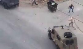 #شاهد شجاعة الشبان في التصدي لاقتحام قوات الاحتلال المدججة بالسلاح لـ مدينة دورا في الخليل