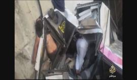 #شاهد حادث مروع في الهند يخلف ١١ قتيلا