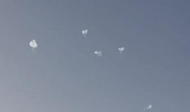 #شاهد السعودية تعترض 5 صواريخ أطلقها حوثيون صوب "خميس مشيط"