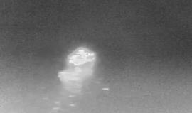 #شاهد جيش الاحتلال ينشر لحظة اعتراض طائرة سورية بدون طيار بواسطة صاروخ باتريوت شمال فلسطين المحتلة