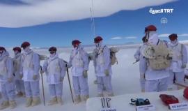 الجيش التركي يجري تدريبات داخل "مجسمات الثلوج" .. فكيف تكون ؟!