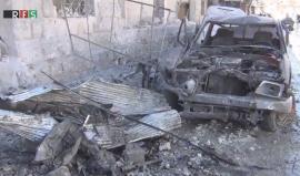 #شاهد قصف جوي روسي يستهدف منازل المدنيين بريف إدلب