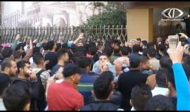 احتجاجات بجامعة "الأزهر" في غزة رفضاً لقرار منع الطلاب من تقديم الامتحانات