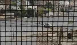 لحظة اعتقال قوات الاحتلال مواطن فلسطيني على حاجز ابو الريش بالخليل صباح اليوم