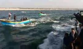 #مباشر اقتراب التظاهرة البحرية من ميناء سدود البحري 
بث/ عبد الرحمن الربعي