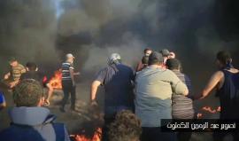 #شاهد مشاهد عنيفة خلال الموجهات بين الشبان الفلسطينين و جنود الاحتلال على شرق غزة خلال جمعة #المقاومة_خيارنا ..
تصوير  عبد الرحمن الكحلوت