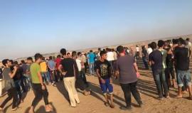 #مباشرة من مخيم العودة شرق خانيونس جنوب قطاع غزة في جمعة"ثوار من أجل القدس والأقصى"
تصوير يوسف اصليح