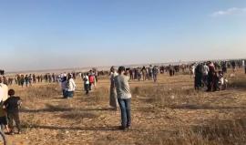 #مباشرة من مخيم العودة شرق خانيونس جنوب قطاع غزة في جمعة"ثوار من أجل القدس والأقصى"
تصوير يوسف اصليح