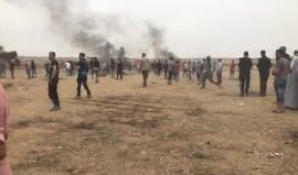 #مباشر من شرق خانيونس جنوب قطاع غزة في الجمعة السادسة من #مسيرة_العودة_الكبرى