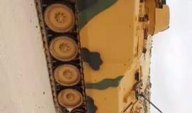 #شاهد رتل عسكري من الجيش التركي والجيش السوري الحر نحو جبل برصايا لبدء معركة السيطرة على الجبل ضد وحدات حماية الشعب الكردية شرق عفرين