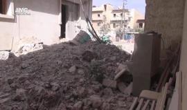 #حلب: آثار الدمار التي أحدثها قصف الطيران الحربي بالقنابل الارتجاجية على مشفى #الصاخور ظهر اليوم