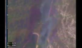 مشاهد جوية للحرائق في الكيان الصهيوني