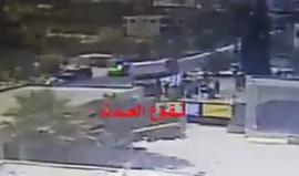 #شاهد | لحظة تنفيذ الشهيد محمد التنح عملية طعن على مدخل بلدة تقوع جنوب شرق بيت لحم قبل أيام.