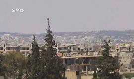 #شاهد الطيران الحربي يستهدف أحياء درعا البلد المحررة