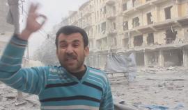 #شاهد|ماذا قال سوري من #حلب عقب القصف على الأحياء السكنية المحاصرة اليوم !