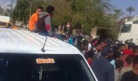 #فيديو مسيرة غاضبة في اريحا عقب استشهاد "ياسين السراديح" على يد جنود الاحتلال