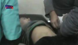 مشاهد لضحايا القصف على مدينة الرستن بريف #حمص الشمالي