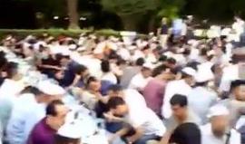 #شاهد | اداء صلاة المغرب واول إفطار في شهر رمضان المبارك من مسجد سعد بن ابي وقاص  في كوانزوا بالصين