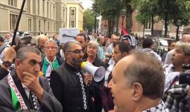#شاهد فلسطينيو هولندا ينتفضون في وجه رئيس حكومة الاحتلال بنيامين نتنياهو الذي يزور البلاد حاليًا