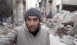 ناشط يوجه رسالة من داخل مدينة #حلب المنكوبة