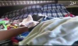 #فيديو للخراب الذي ألحقه جنود الاحتلال بمنزل الشاب محمد يدك (٢١ عاما) من قرية قوصين غرب نابلس قبل اعتقاله
