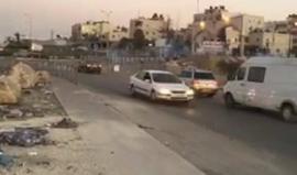 مواجهات على دوار الرام 
تصوير عامر أبو عرفة