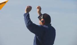 #شاهد| حاملة الطائرات الروسية "الأميرال كوزنيتسوف" بدأت المشاركة بقصف المدن السورية وفي مقدمتها #حلب !