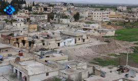 #شاهد جولة ميدانية داخل ناحية جنديرس جنوب غرب #عفرين بعد تحريرها من قبل الجيش السوري الحر