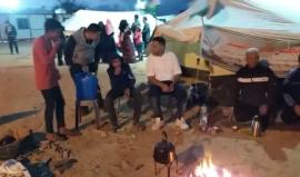 #مباشر جولة مسائية في مخيم العودة قرب السياج الفاصل شرق مدينة غزة #مسيرة_العودة_الكبرى