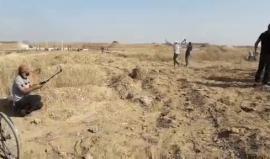 المواجهات المندلعة الأن شرق مدينة غزة في #جمعة_النذير