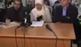 مؤتمر صحفي حول موضوع الأسرى المضربين في سجون الاحتلال