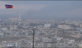 قوات النظام السوري تواصل اختراق الهدنة وتقصف الأحياء السكنية في مدينة #الرستن بريف #حمص الشمالي