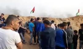 #مباشر 

#مباشر تصاعد فعاليات الجمعة الرابعة من #مسيرة_العودة_الكبرى شرق البريج وسط قطاع غزة .

مراسلنا : احمد المقادمة