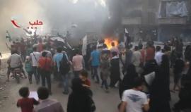 #شاهد| مظاهرة حاشدة في #حلب دعما لمعركة فك الحصار 
(حلب نيوز)