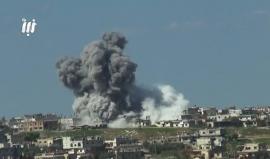 مشاهد من غارات الطيران الحربي على أحياء درعا البلد والدمار الحاصل بمنازل المدنيين
تصوير نبأ