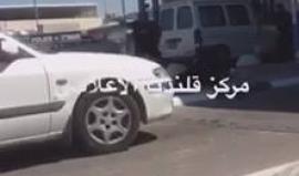 #شاهد| قوات الاحتلال تطلق النار على فتاة فلسطينية على حاجز قلنديا شمال القدس قبل قليل