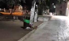 #مباشر..  بدء توافد المصلين إلى باحات المسجد الأقصى لتأدية صلاتي الفجر والعيد .