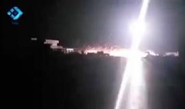 #شاهد.. قصف بقنابل الفسفور الحارق على بلدة خان العسل بريف #حلب الغربي