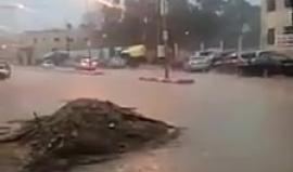 #فيديو امطار غزيرة في قباطية قضاء جنين